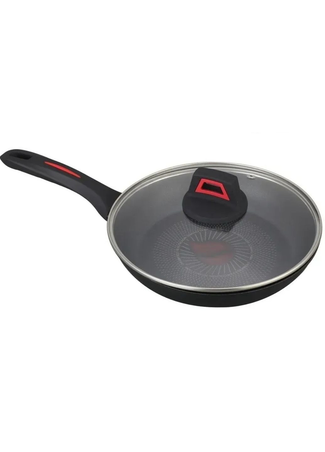 Сковорода зі скляною кришкою EB-13081 з термоіндикатором 20x4,5 см Edenberg (362193079)