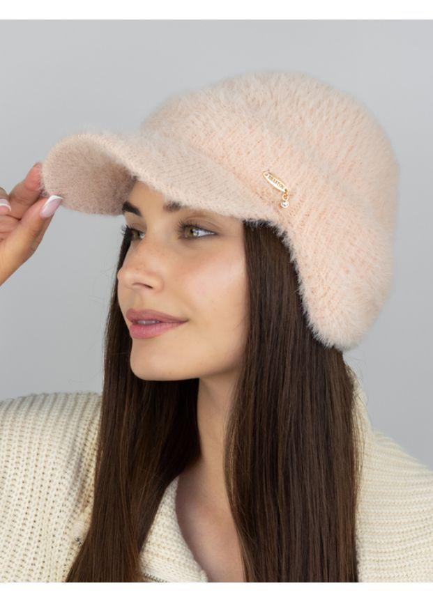 Бейсболка вязаная теплая женская Braxton Ірлі (366340735)