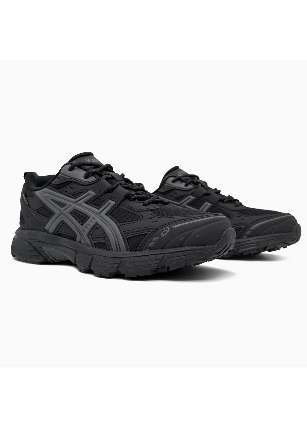 Чорні Осінні кросівки чоловічі asics gel-nunobiki black gore-tex асікс гель No Brand