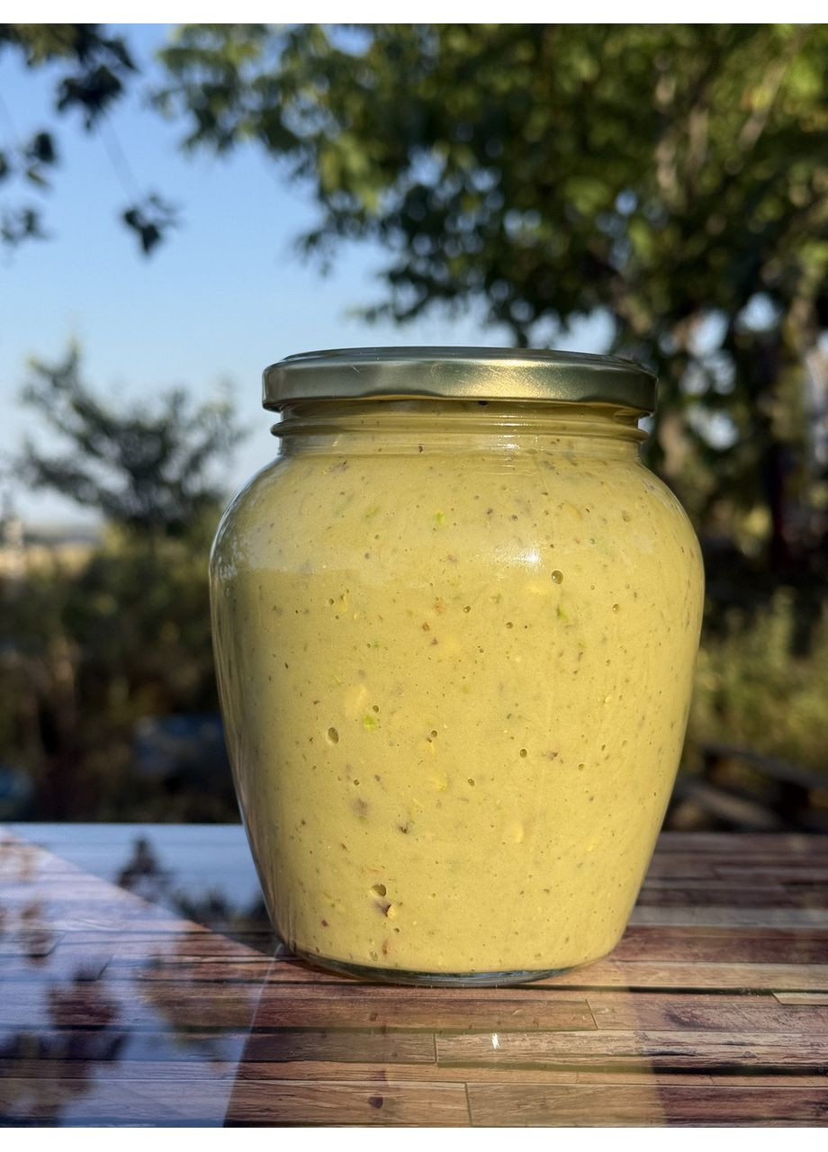 Крем-мед Фісташка 0,7 л (850 грам) МЕД ПОШТОЮ (356103771)