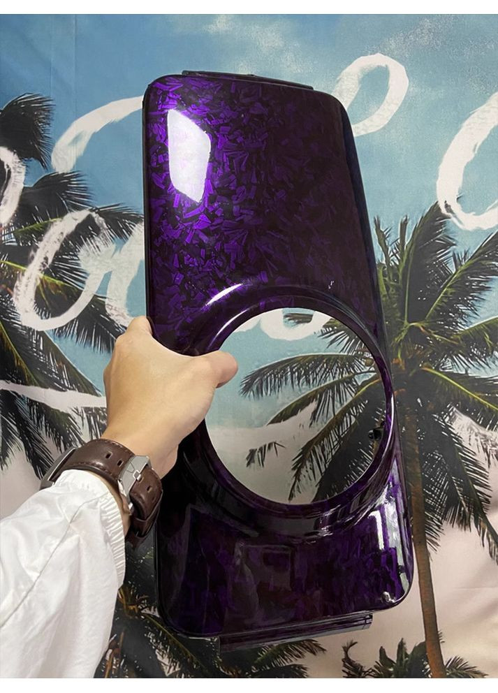 Защитная виниловая плёнка для авто 10×152 см Purple Forged Carbon No Brand (353393364)