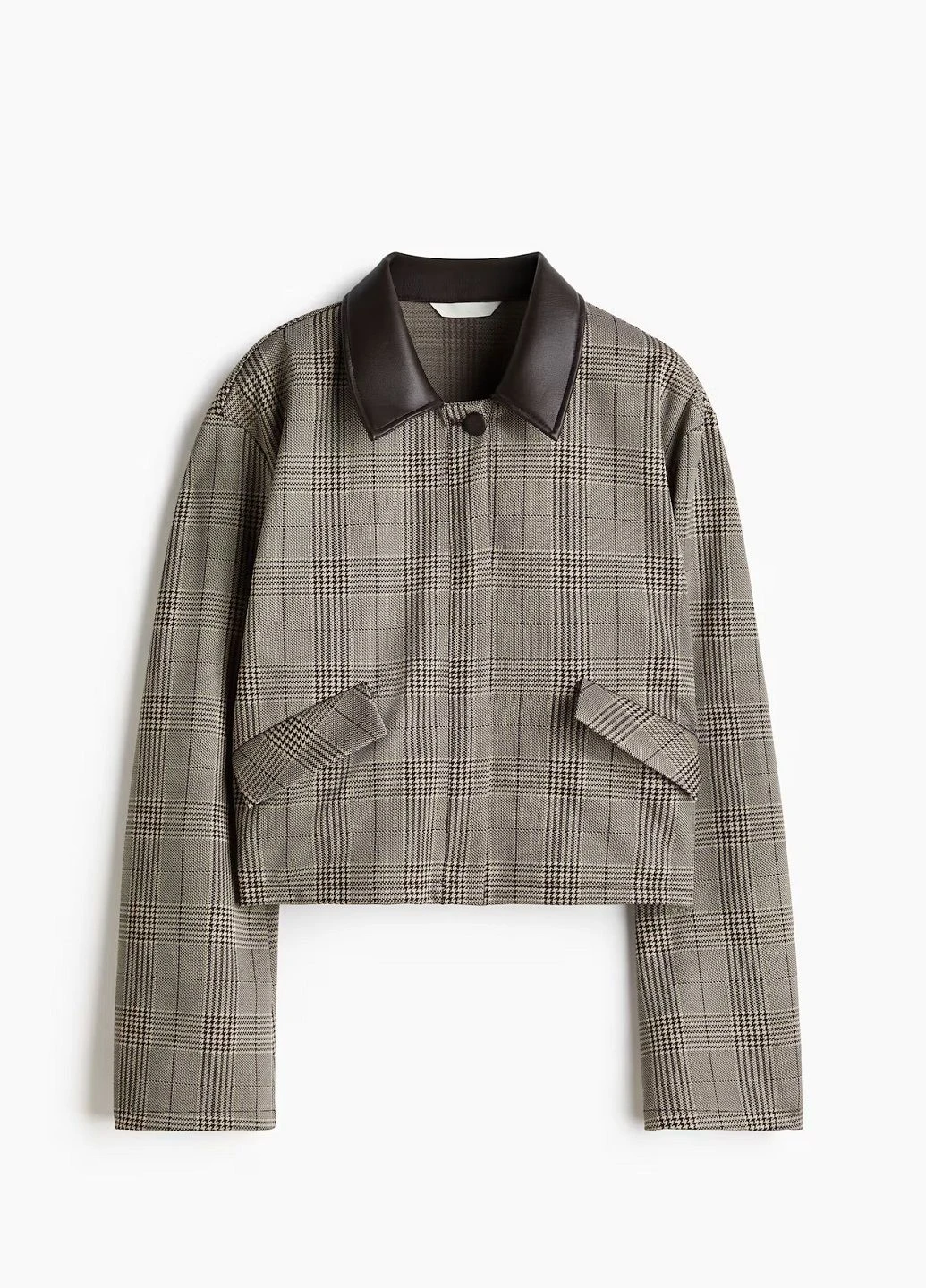 Темно-коричневая демисезонная куртка H&M