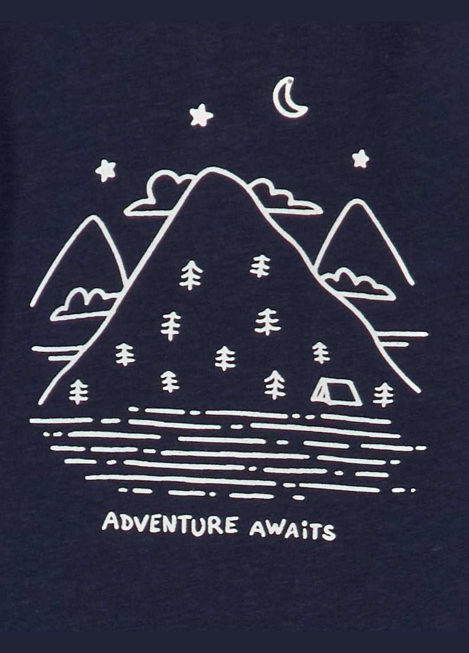 Водолазка,темно-синій з принтом, Kiabi (314807392)