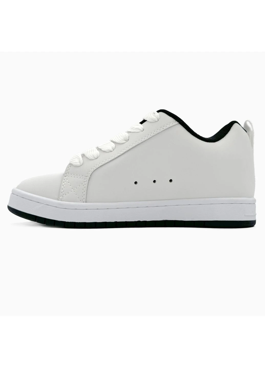 Белые демисезонные кроссовки мужские dc shoes court graffik white дс белые No Brand