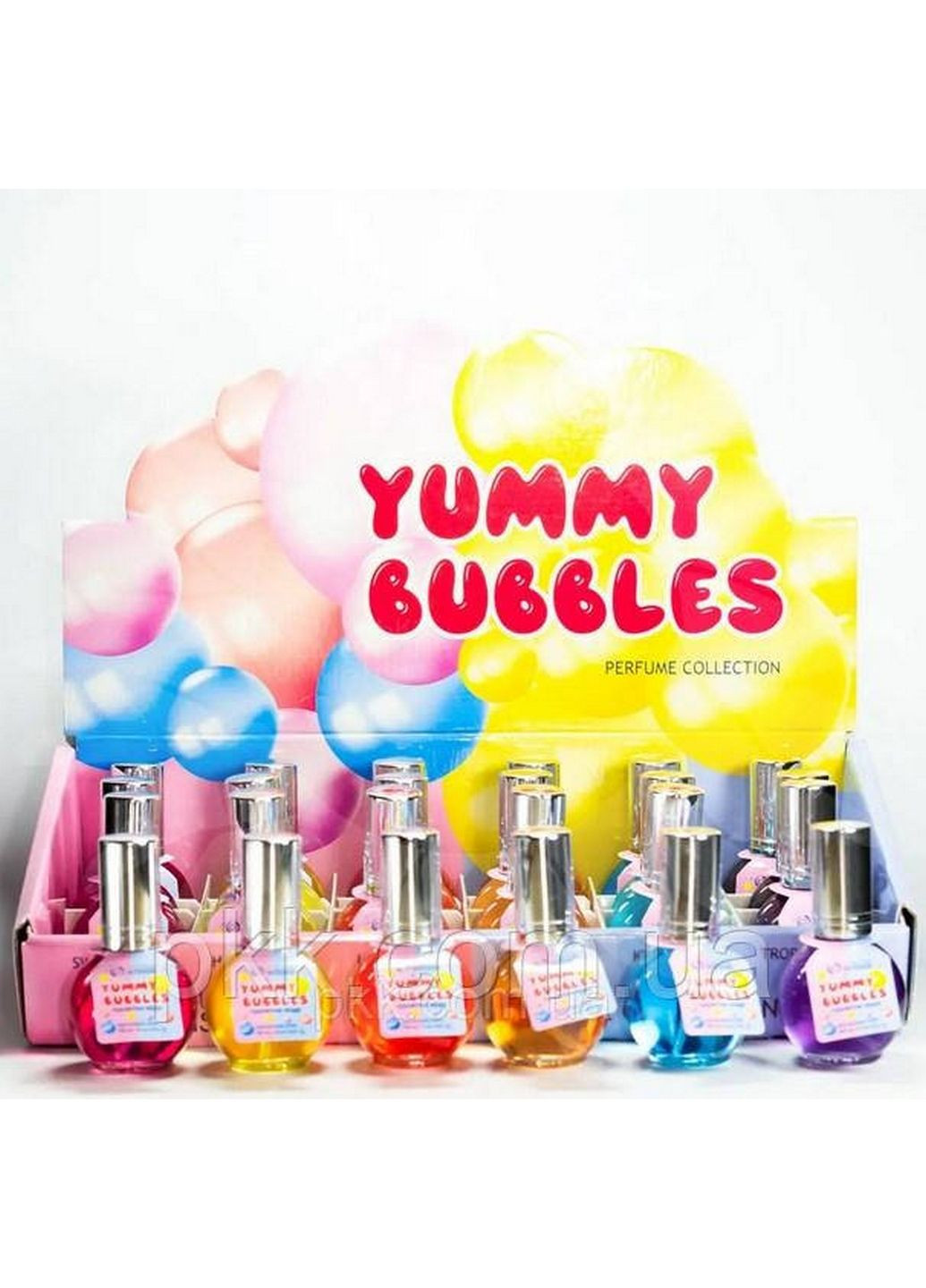 Набір туалетної води дитячої Yummy Bubbles 24 шт Colour Intense (279313221)