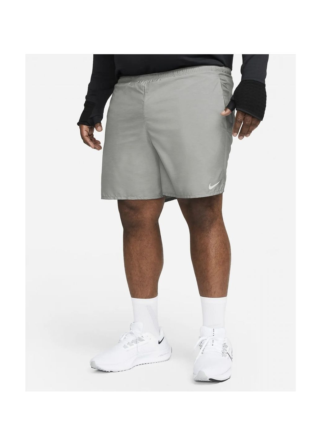 Шорти чоловічі Mens 2-In-1 Running Shorts Grey Cz9060-084 Nike (366039019)