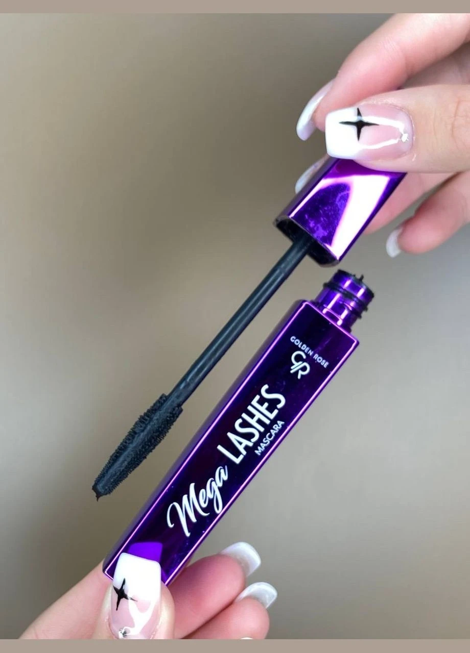 Туш для вій Mega Lashes Mascara GOLDEN ROSE (302316526)