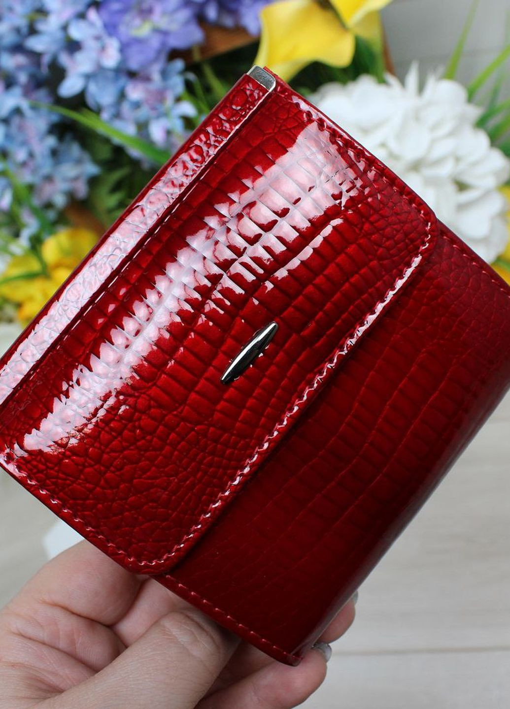 Женский кошелек-бифолд из натуральной кожи Vishnya (322765212)