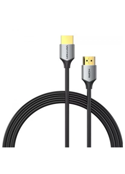 Кабель мультимедийный (ALEHF) Vention HDMI M to HDMI M 1.0m V2.0 4K60Hz PVC gray (391709444)