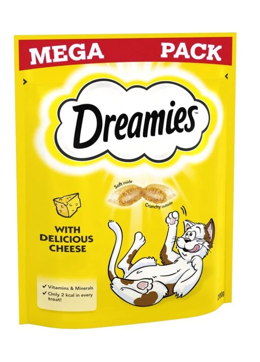 Ласощі для котів Cat подушечки з сиром 180 г 81781 Dreamies (267726978)