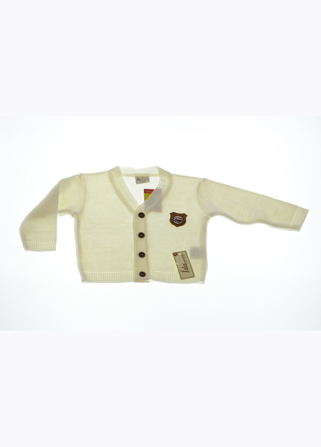 Комбинированный зимний кофта для мальчика вязка new style молочный 62 см (36221) пуловер BABYKROHA