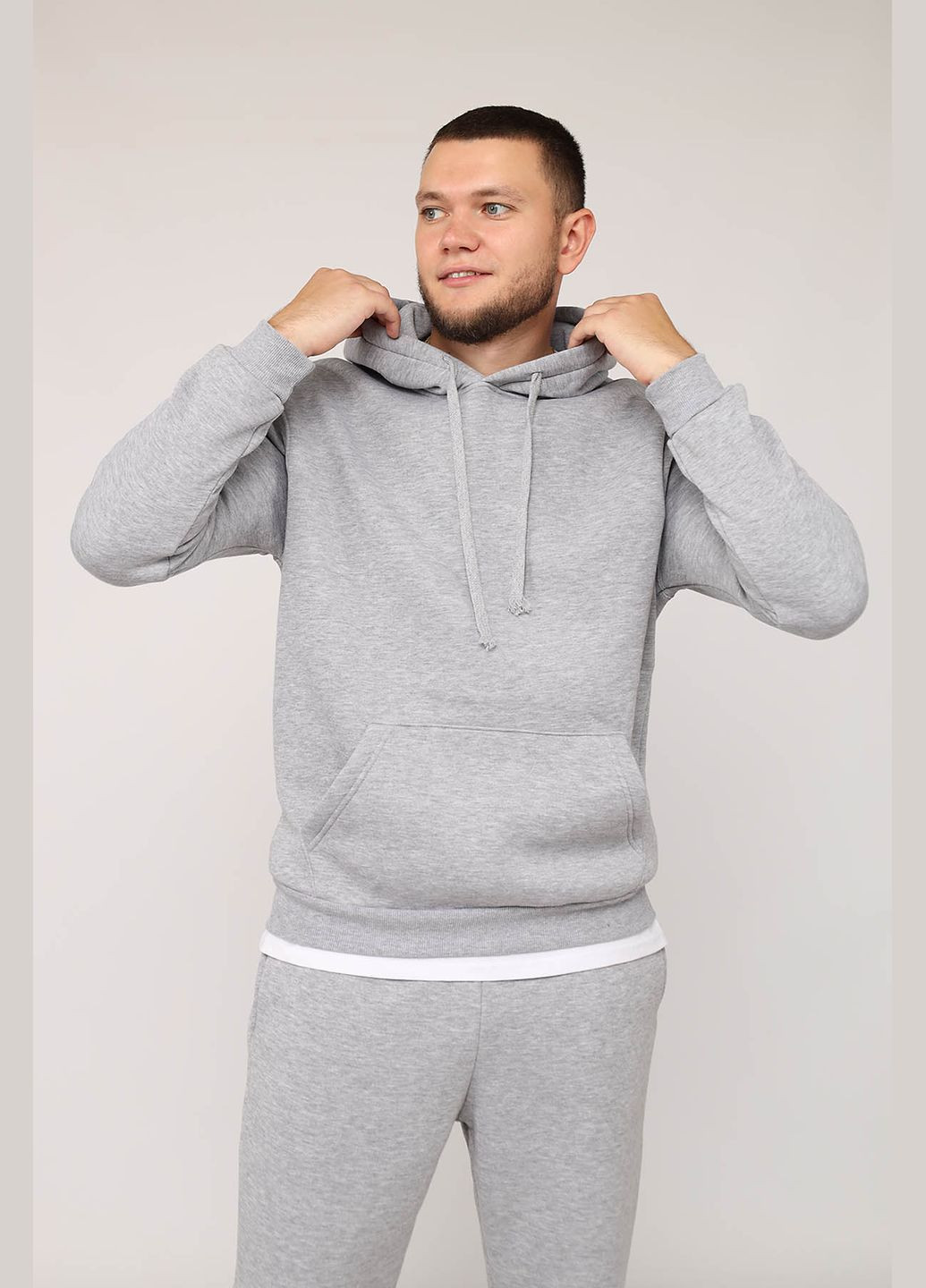 Худі чоловічий колір світло-сірий CB-00279984 Yuki (345210510)