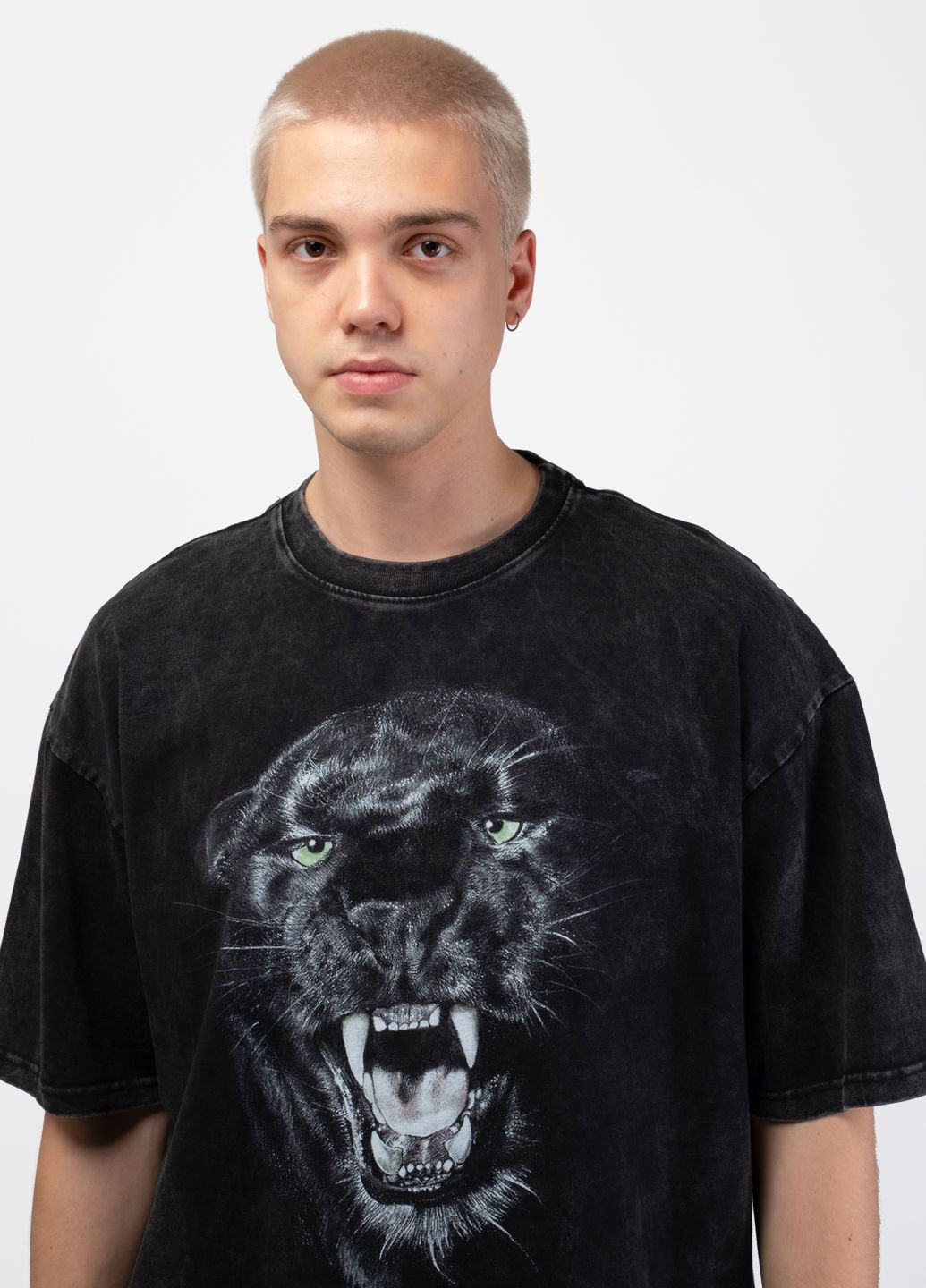 Чорна футболка чоловіча 345052 Power