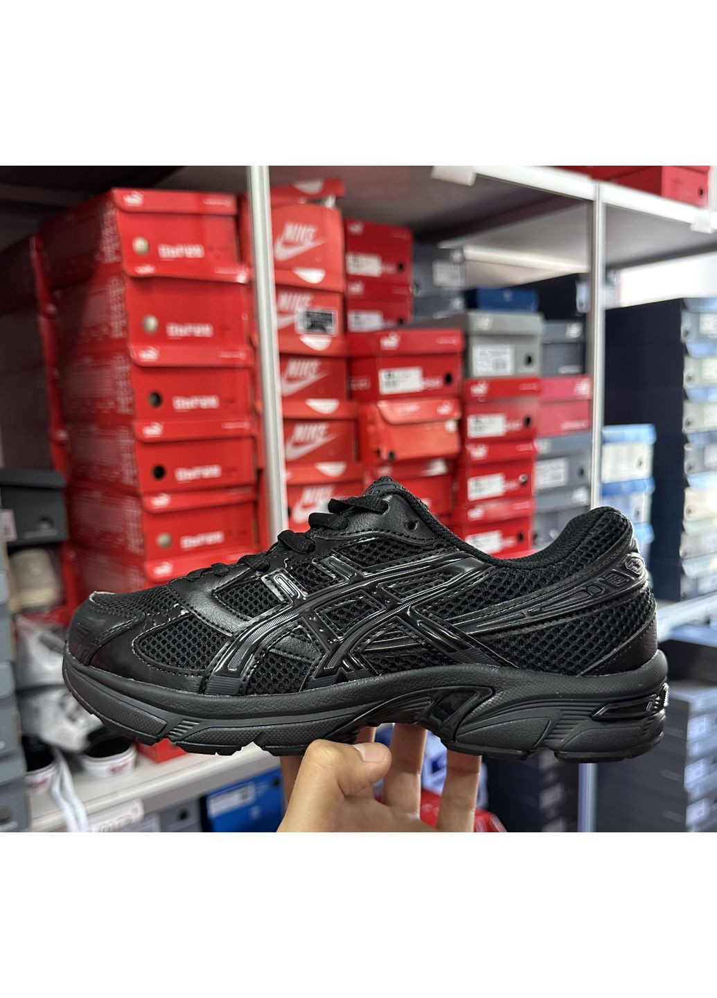Чорні всесезонні gel-1130 black Asics