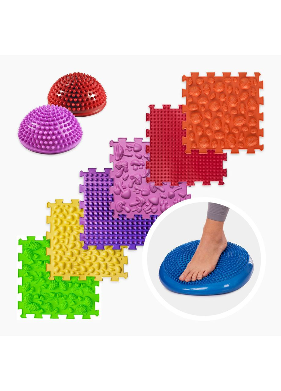 Балансувальний масажний набір 3в1 28x28 см Ortek (372128963)