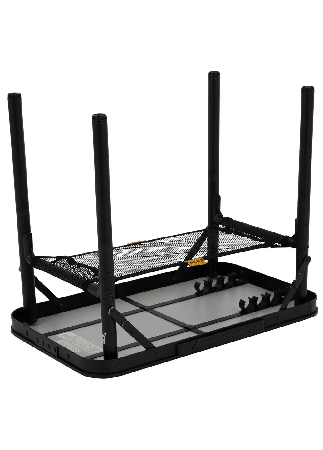 Стол Woodbine 56x34 см Black/Wood look (1404191) Bo-Camp (396299106)
