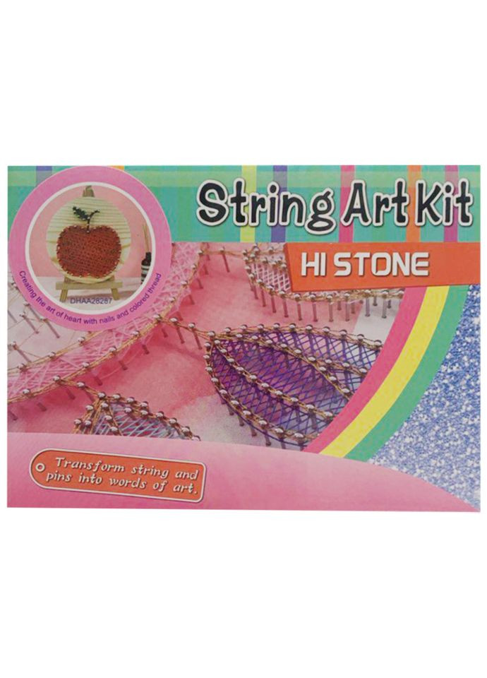 Дитячий набір для творчості стрінг-арт "Яблуко" YG0115(28287) дерев'яна основа Bambi (342025776)