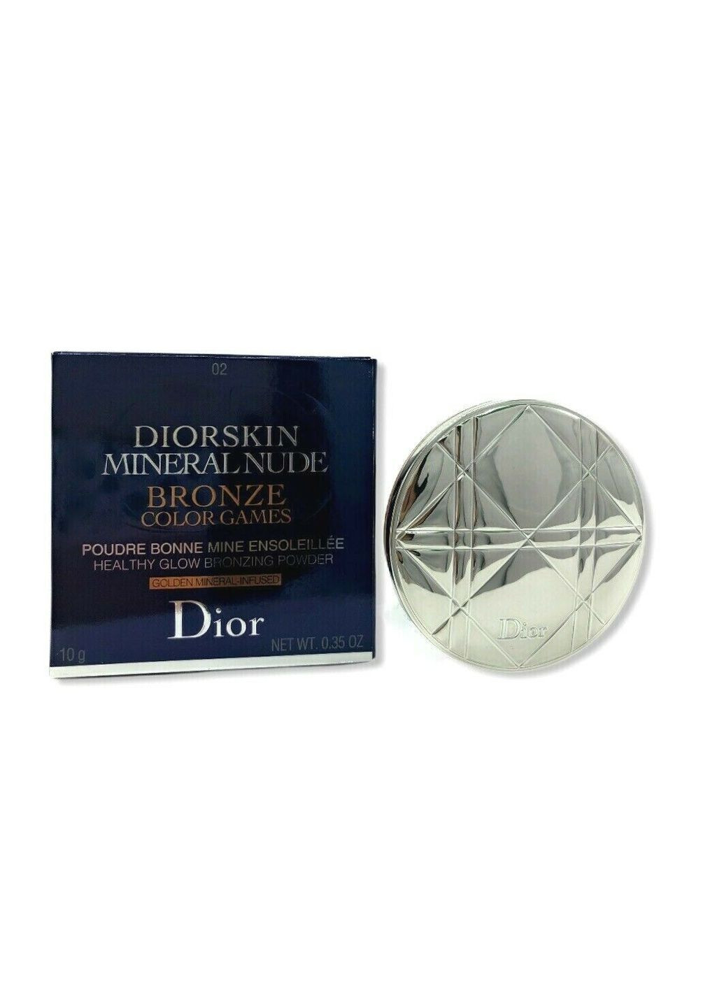 Бронзірующая пудра skin Mineral Nude Bronze Color Games Warm flame № 002 Dior (278773686)