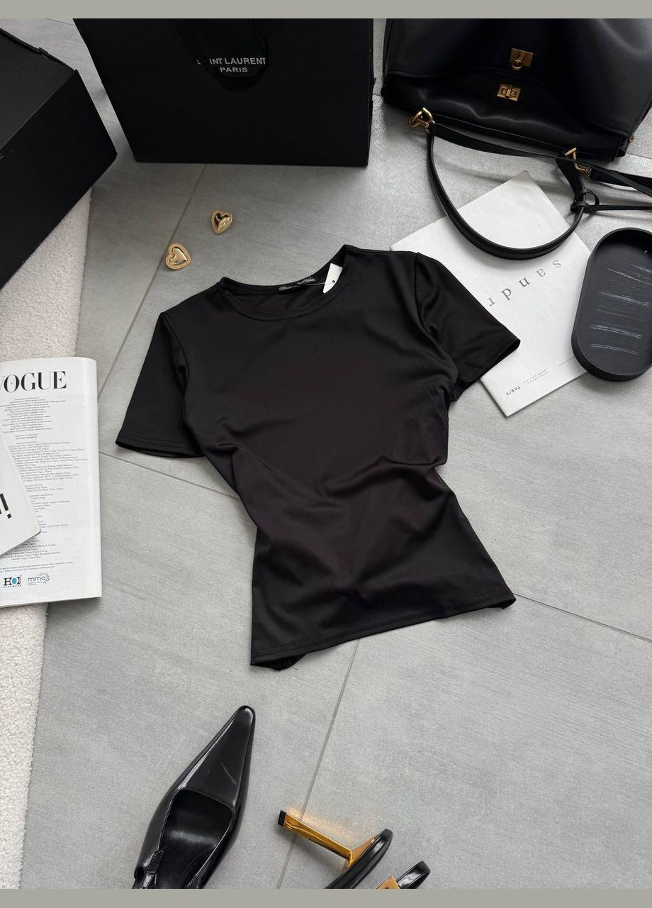 Жіноча футболка з відкритою спиною MonCher - (330255367)