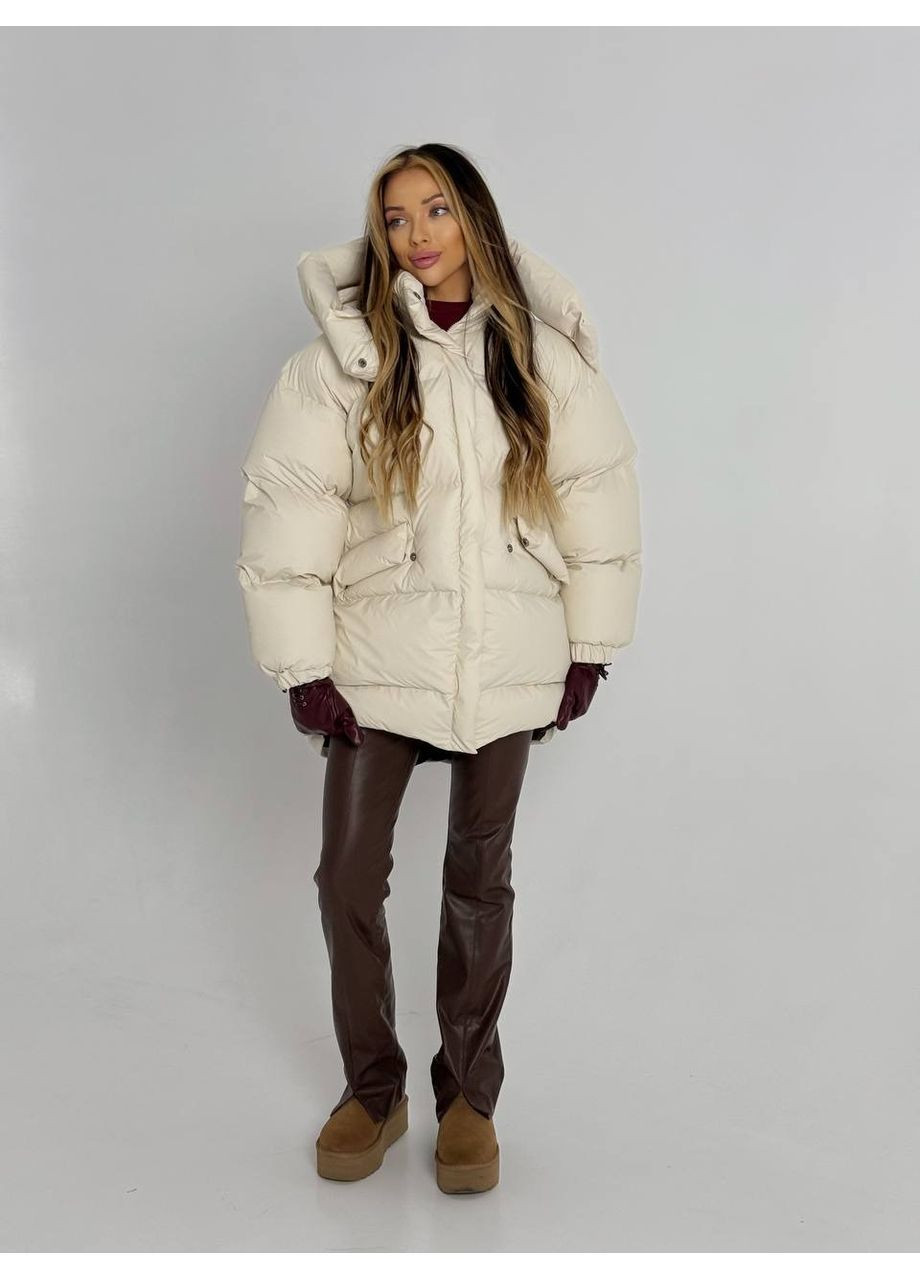 Молочный зимний Пуховик milirud