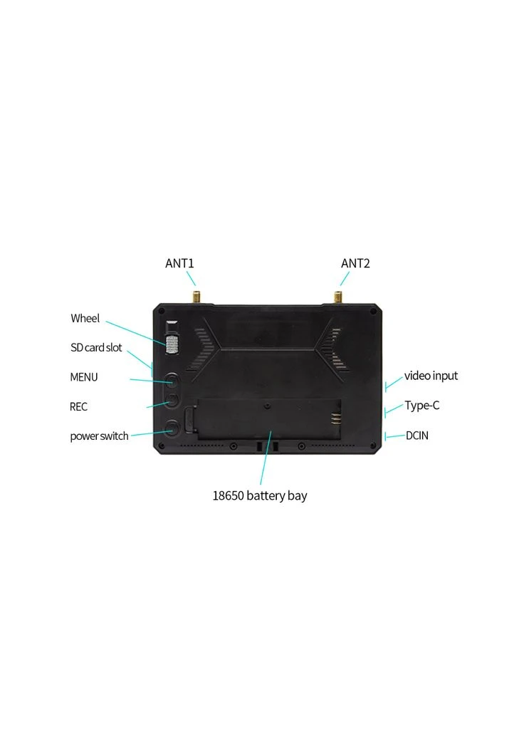 Монитор FPV M5 DVR 5.8GHz 56CH L,X Band (M5F 5G) Skyzone (399530661)