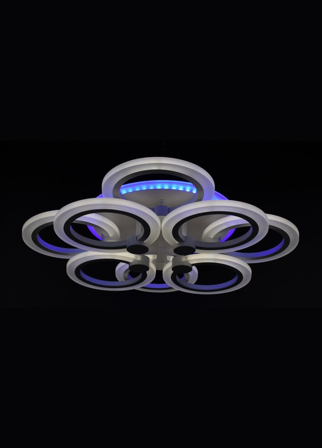 Люстра світлодіодна стельова LED світильник для квартири на стелю лед з пультом 25961 Білий 11х45х54 см. Sunnysky (364497969)