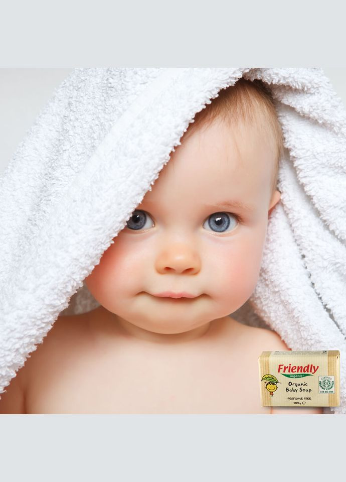 Детское органическое мыло Parfume Free, 100 г Friendly Organic (341485609)