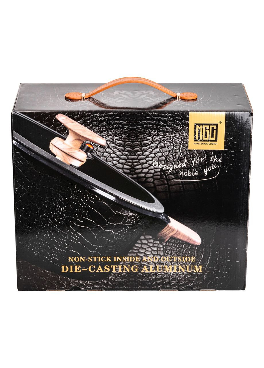 Кастрюля алюминиевая с антипригарным покрытием 4 л, белый MGC (322771268)