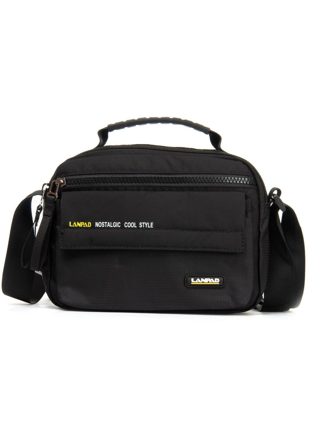 Сумка чоловіча тканинна, чорний Lanpad (360894186)