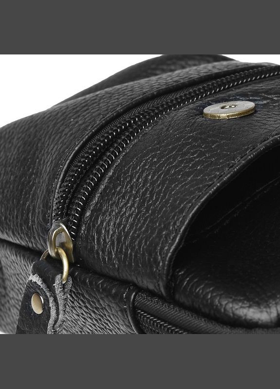 Мужская кожаная сумка через плечо K11024-black Keizer (311552854)