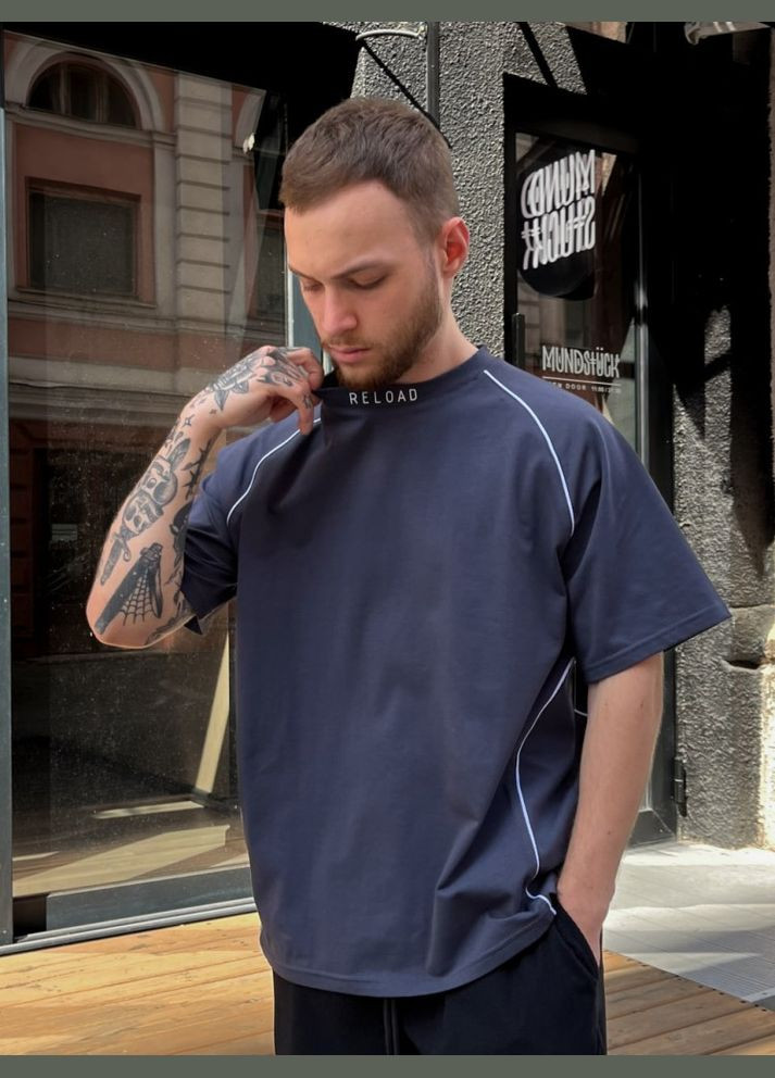 Графітова чоловіча футболка - fenix, графітова Reload