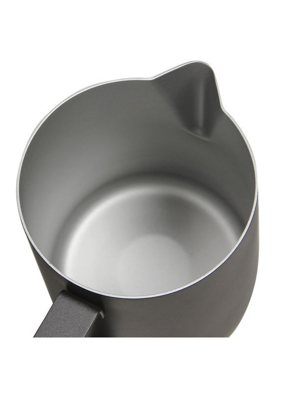 Пічер молочник для кави 12121 Black 900 мл з тефлоновим покриттям для збивання 5 шт. Jimisi (352013205)