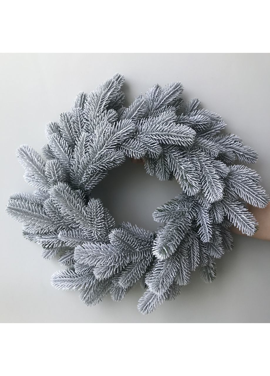 Вінок новорічний різдвяний SGH Lux з литої хвої d-40 см HVOYA (366964055)