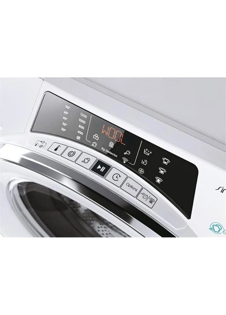 Пральна машина RO1284DWMCE/1-9 фронтальна, 8кг, 1200, A+++, 53см, дисплей, пара, інвертор, Candy (365731072)