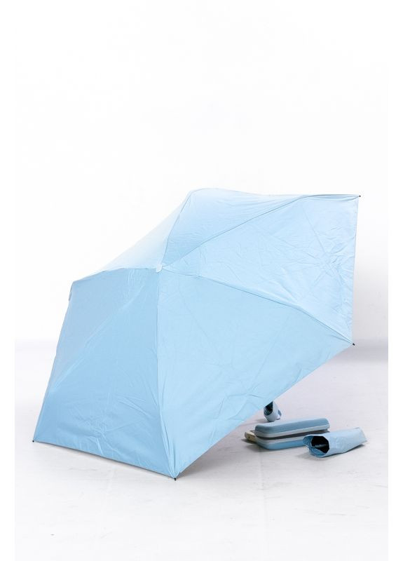 Голубой зонт-мини механический в футляре (p-15282) Носи своє (364666891)