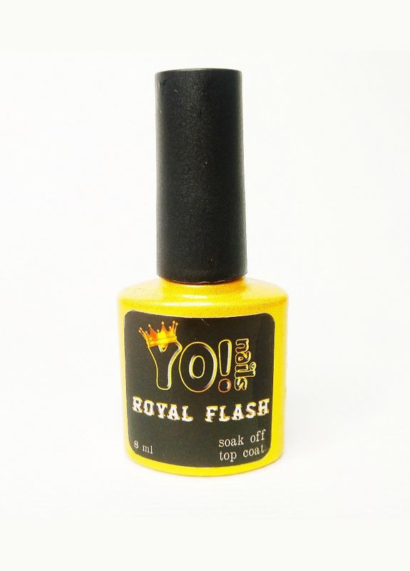 Top Coat Royal Flash, 8мл Yo!Nails (299385789)