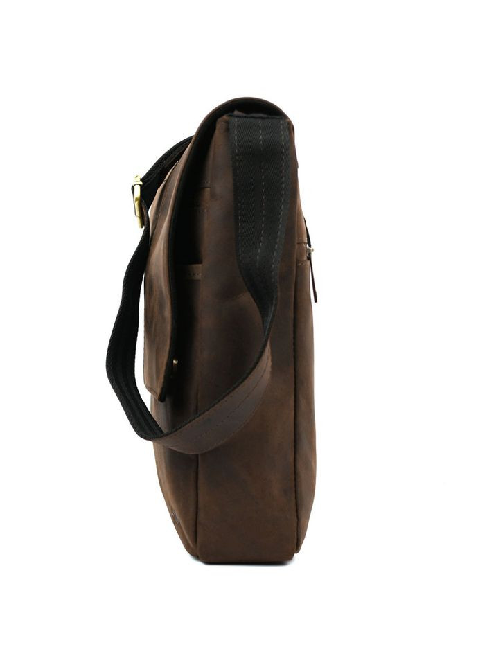Мужская сумка кожаная А4 через коричневое плечо RC-1501-3md crazy horse TARWA (368859904)