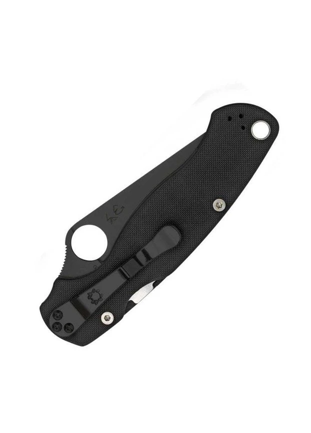 Нож складной Para-Military 2 Black Blade (C81GPBK2), карманный, универсальный, вес 106 г Spyderco (395604856)