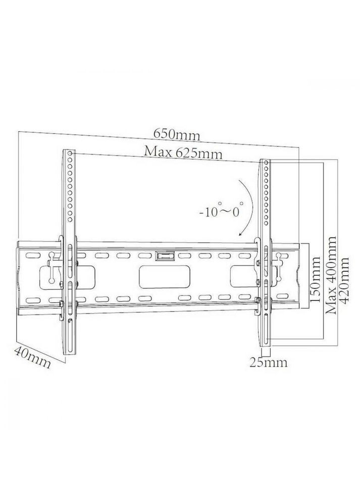 Настенный крепеж Steel ST415 Black X-Digital (314977876)