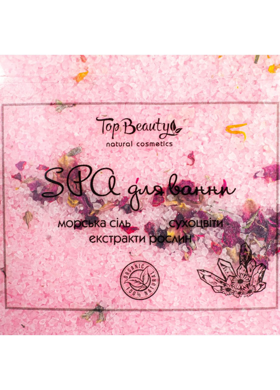 Сіль для ванни SPA із сухоцвітами 600 гр Top Beauty (302722255)