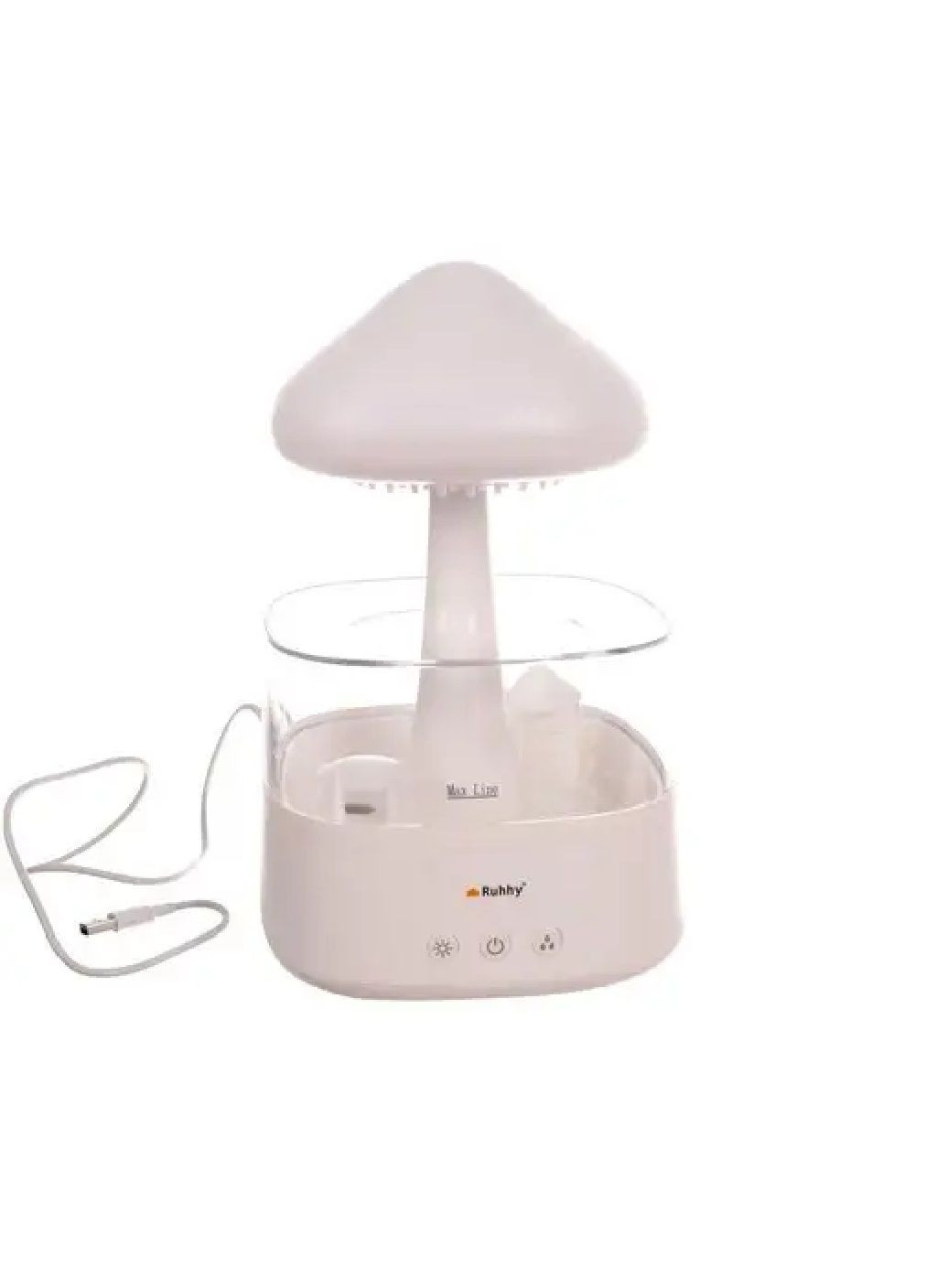 Увлажнитель воздуха ночник лампа светильник 8 режимов изменения цвета 3 режима дождя 26х16х16 см (478086-Prob) Грибок Unbranded (302467610)