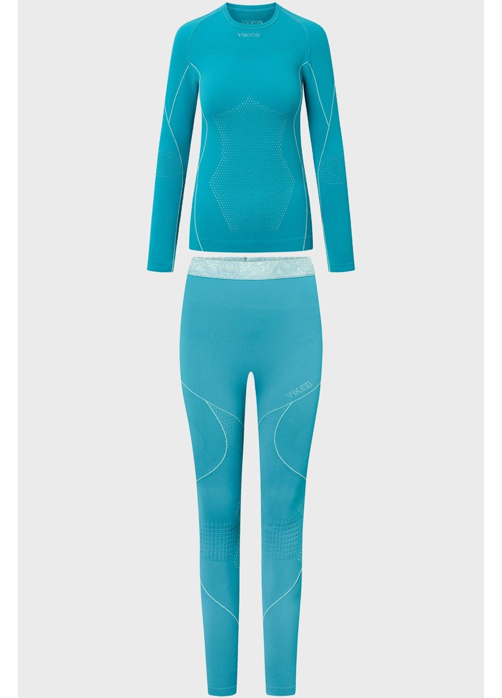 Комплект термобелья Lotta Recycled женский enamel blue - 500/23/6764-70 Viking (358497721)