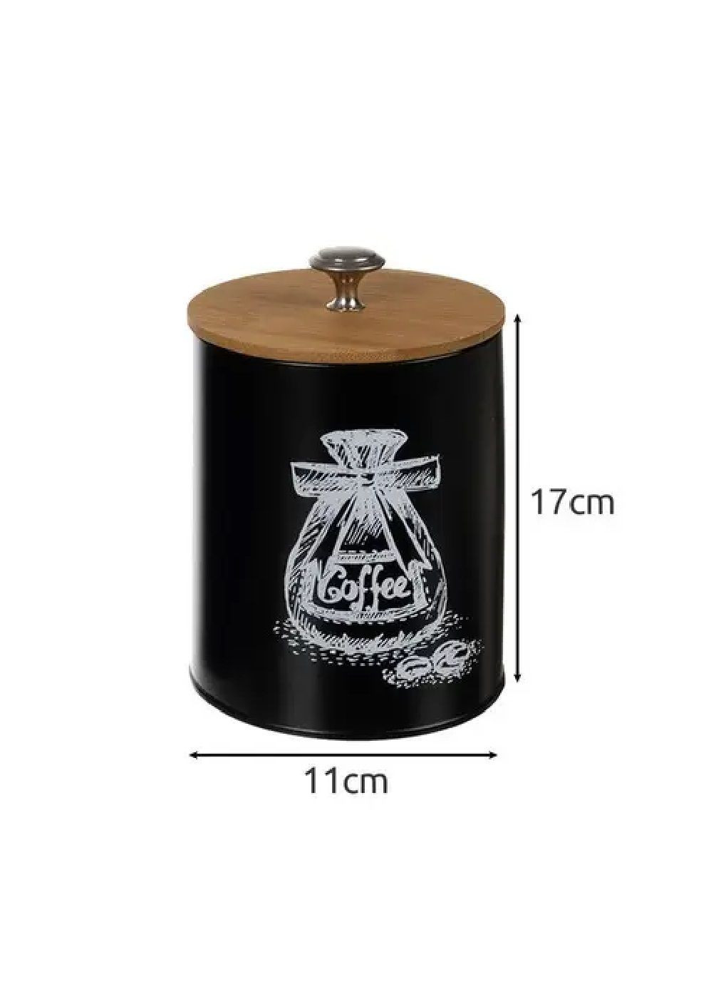 Набор комплект банок емкостей для хранения кофе чая с силиконовыми уплотнителями на крышках 4 штуки (478454-Prob) Unbranded (306582036)