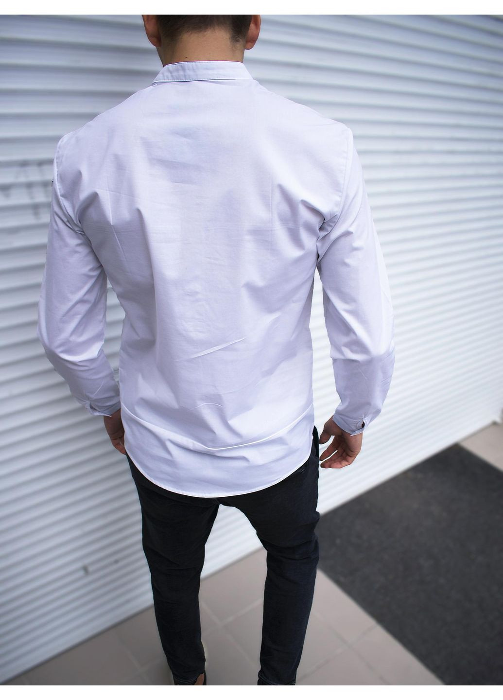 Чоловіча сорочка з коміром-стійкою Vakko (351150493)