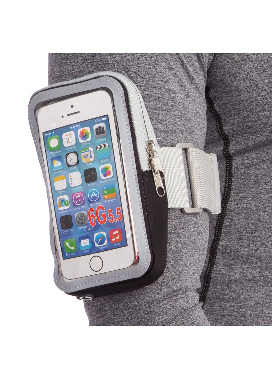 Чохол для телефону з кріпленням на руку для зайняти спортом GA-6384 (для iPhone та iPod 18x7см, чорний) SP-Sport (369925192)
