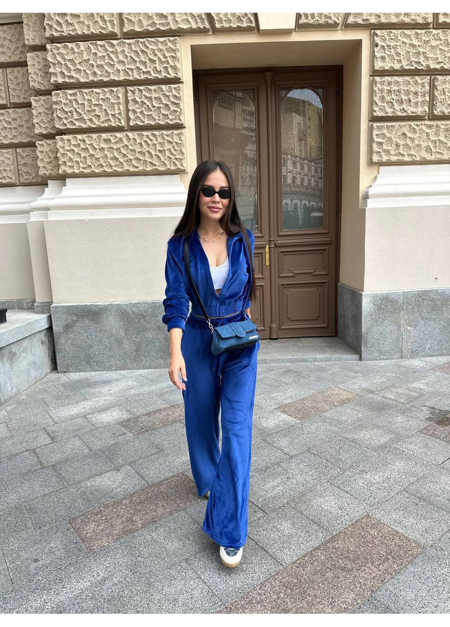 Жіночий спортивний костюм із м’якого велюру Україна (361071505)