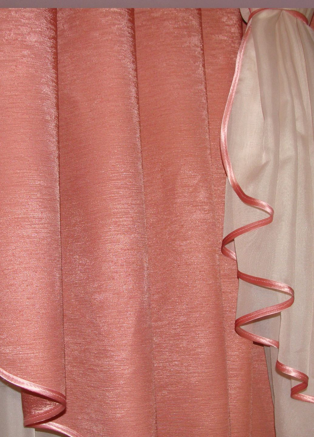 Ламбрекен Асиметрія карниз 300см кораловий (39_3м) Firanka Simple (334732339)