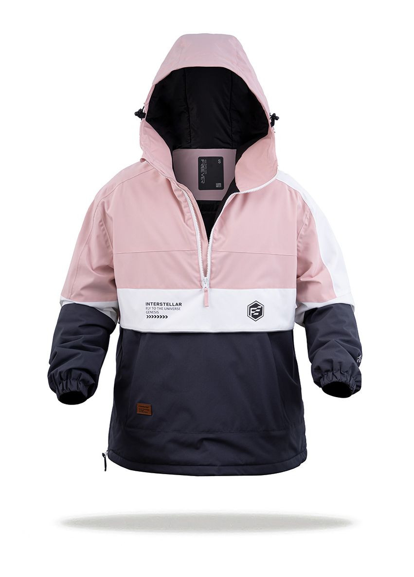 Розовая куртка анорак af 21707 розовая Freever