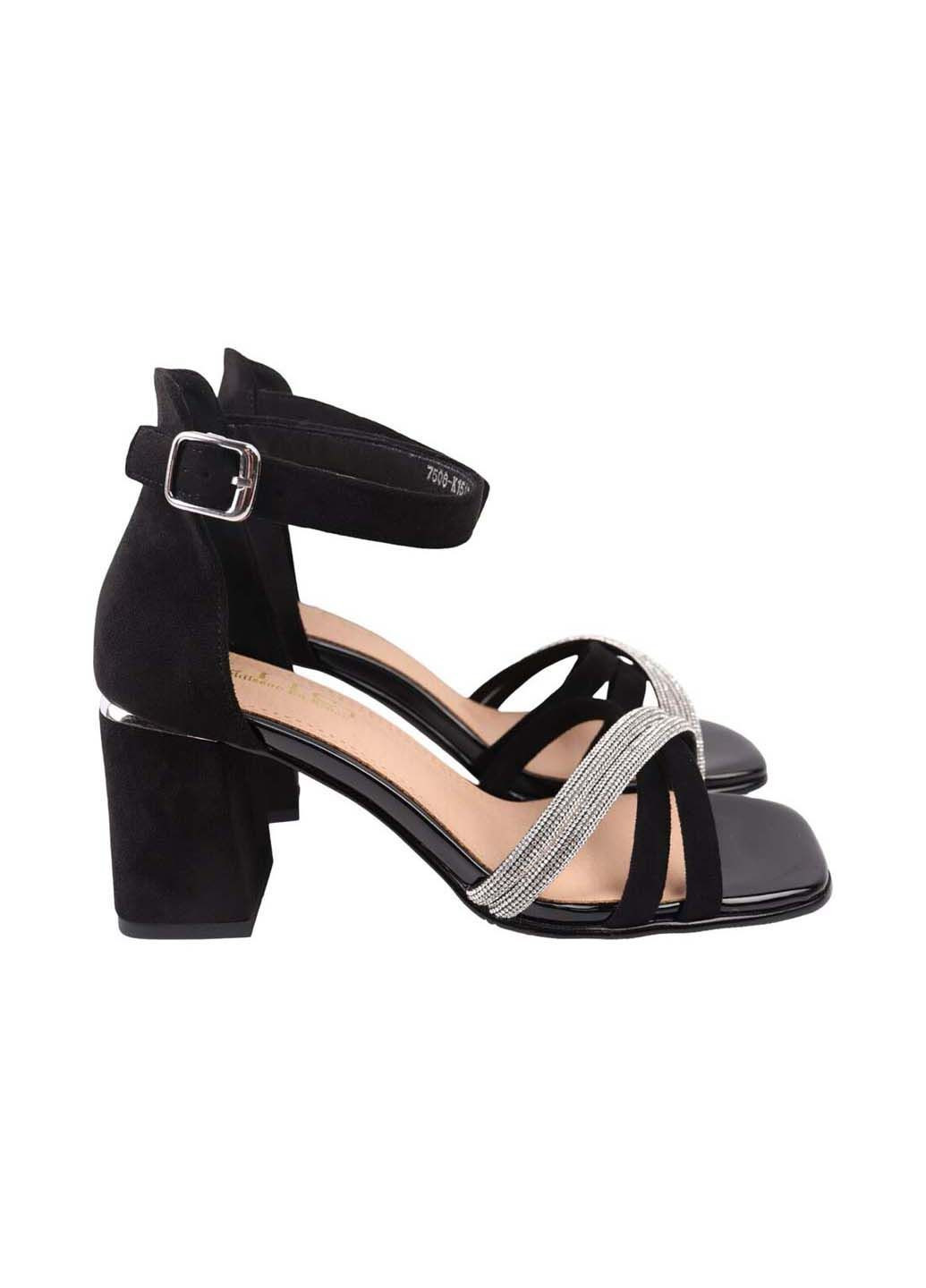 Черные босоножки женские LIICI