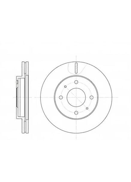Диск гальмівний Remsa (345777505)
